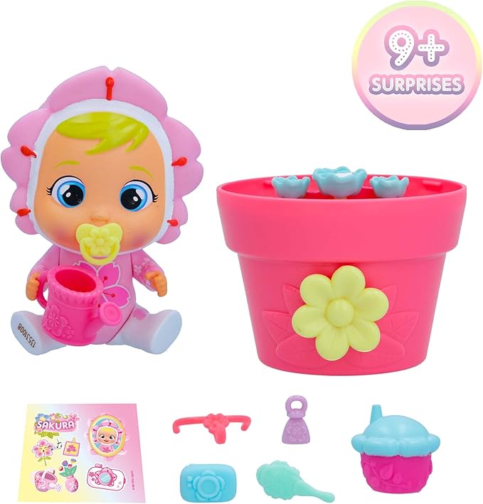 Cry Babies Magic Tears Happy Flowers | 9 Surprises to Unbox, Mystery Doll 3 and