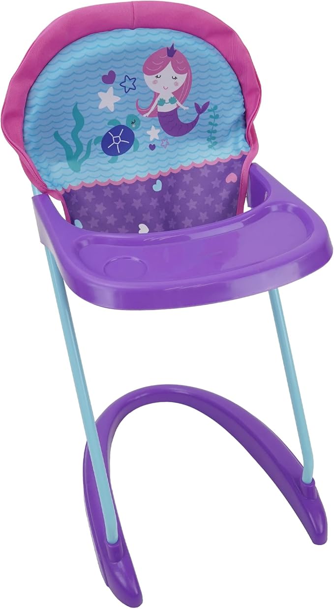 Crew Mermaid 21 Piece Set: Doll Stroll n Play & Care Set - includes Stroller, Car Seat 15 Piece 3+ (T818028)