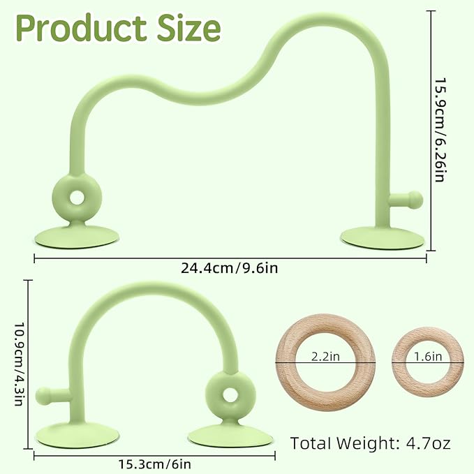 Baby Sensory Teething Chew High Chair Suction Toys for Infant 6 12 18 24