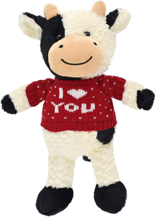 HWD 13'' Soft Cow Plush Dolls Stuffed Animals Toys Gifts for Kids, Toddler