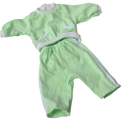 Constructive Playthings Washable Baby Doll Clothes for 12-14 Inch Dolls, Poly/Cotton 4 Doll 3 Years
