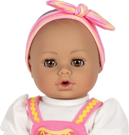 Adora Play Time Babies Collection, 13" Baby Doll with Doll Clothes and Accesories, Made with Sweet Baby Powder Scent, and GentleTouch Vinyl Body, Birthday Gift for Ages 1+ - Hot Diggity Dog