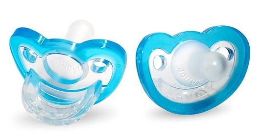 RaZbaby JollyPop Newborn Pacifier 0-3 Months - Soft, BPA-Free Silicone 2