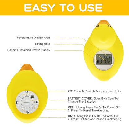 Baby Bath Tub Water Thermometer - (Upgraded Version) Digital Water