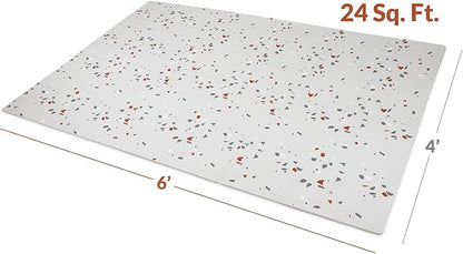 Clevr 24 Sq Ft Extra Large Interlocking EVA Foam Baby 6 pcs 6'x4'