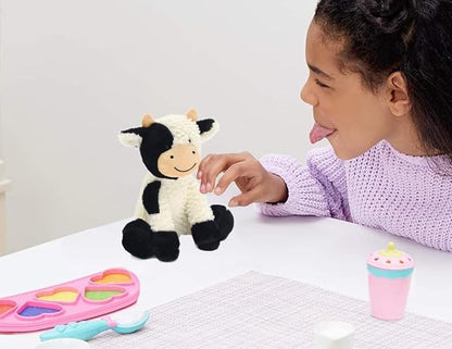 HWD 9.8'' Soft Cow Plush Dolls Stuffed Animals Toys Gifts for Kids, Toddler