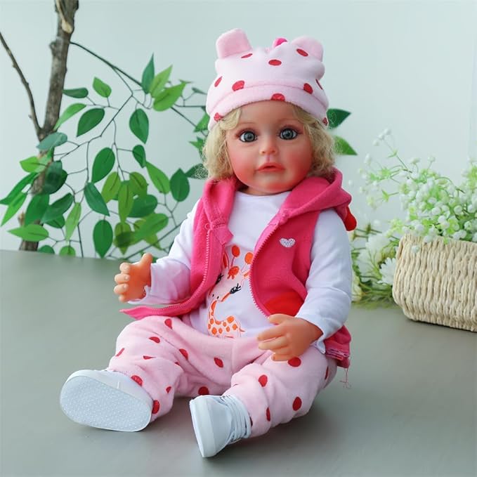 Reborn Baby Clothes Reborn Dolls Clothes for 17-22 Inch Newborn 17-22 Inch 5pcs Set