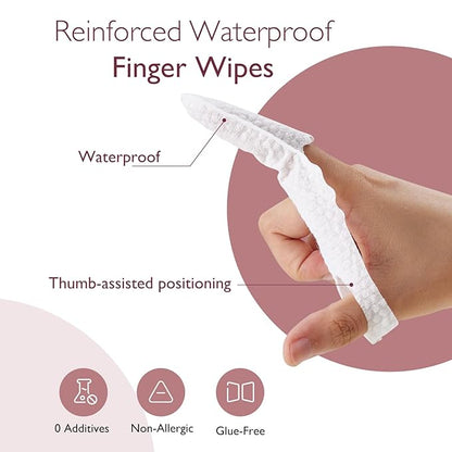 Momcozy Baby Diaper Cream Applicator Kit - Spatula, Finger Wipes & Waterproof Sleeve