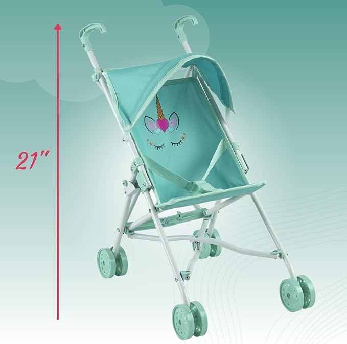 My First Baby Doll Stroller for Toddlers 3 Year Old Girls, Little Kids | Toy Stroller