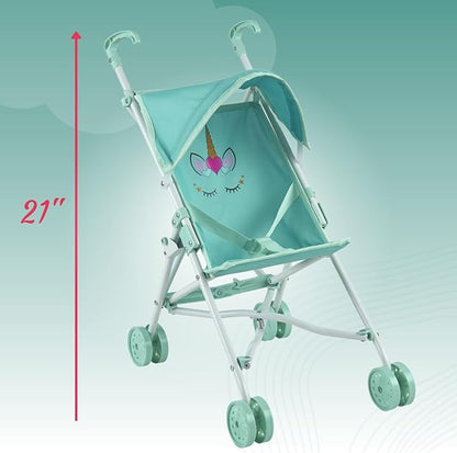 My First Baby Doll Stroller for Toddlers 3 Year Old Girls, Little Kids | Toy Stroller