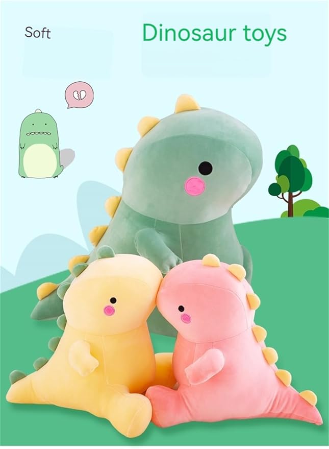 Cute Dinosaur Plush Toys,Fat Dinosaur Stuffed Dolls 19.6 inch