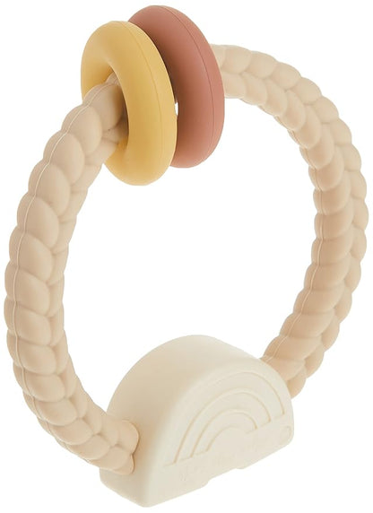 Itzy Ritzy Silicone Teether with Rattle; Rattle Teether Features Rattle 3 Months