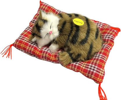Simulation Lovely Cat Make Sounds Doll Cute Sleeping Plush Cats