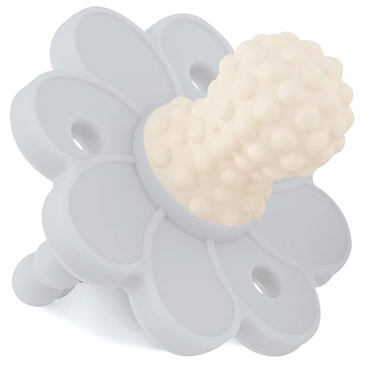 Soothipop Silicone Pacifier Teething Toys for Babies 0-6 Months 12, 18 Months - Pacifier Shaped Baby Teether