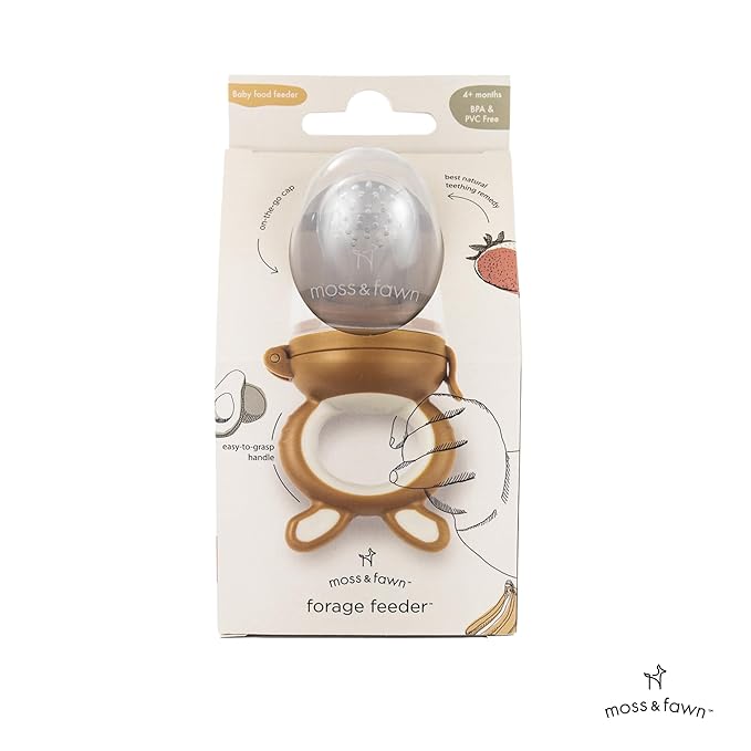 Forage Feeder, Soothing Silicone Frozen Baby Food Teething Toy