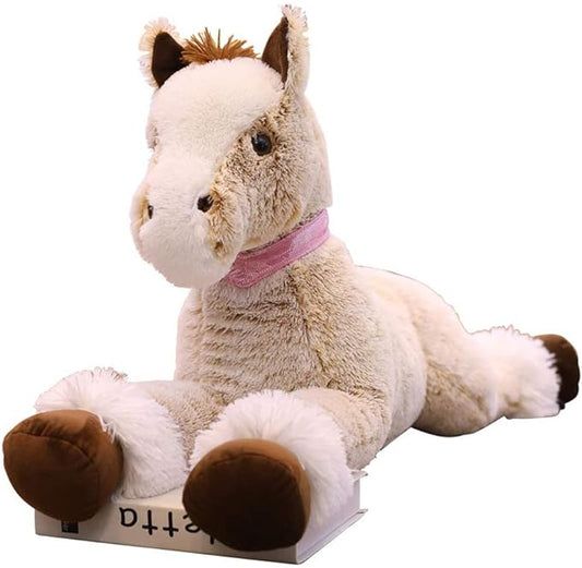 Large Horse Stuffed Animal Plush Toy,Giant Pony Unicorn Plush Doll Gifts for Kids 35.4"