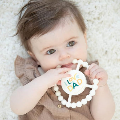 Bella Tunno Happy Teether ??Soft & Easy Grip Baby Teether Toy, Silicone Teether Ring to Help Soothe Gums