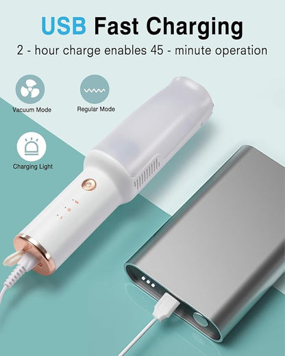 Baby Hair Clippers with Vacuum, Ultra Quiet Baby Hair Cutting Kit Silent Clippers Kids Clippers for Beginner,Waterproof Baby Grooming Kit for Newborns