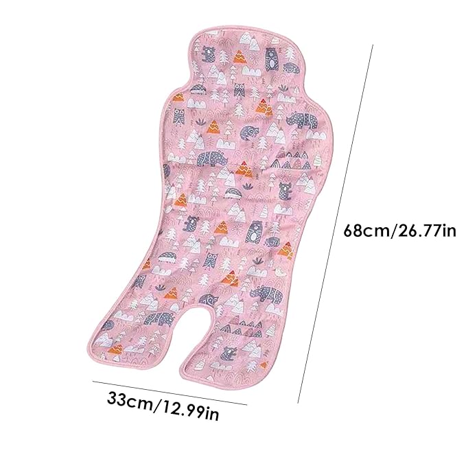 Gel Car Seat Cooler Pad, Summer Soft Breathable Cooling Pad Ice Cushion for Babies, Washable Summer Cooler Mat for Stoller, High Chair, Safety Seat