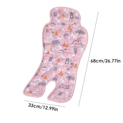Gel Car Seat Cooler Pad, Summer Soft Breathable Cooling Pad Ice Cushion for Babies, Washable Summer Cooler Mat for Stoller, High Chair, Safety Seat