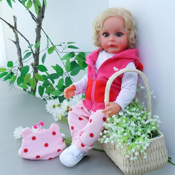 Reborn Baby Clothes Reborn Dolls Clothes for 17-22 Inch Newborn 17-22 Inch 5pcs Set