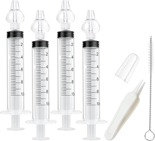Baby Nasal Irrigator, 4PCS Nasal Syringe for Baby