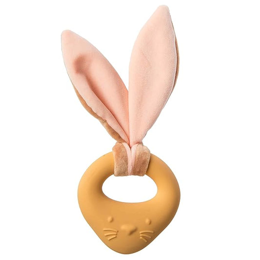 Mary Meyer Teething Toys Leika Silicone Baby Teether for Babies 0-12 Months, 9-Inches