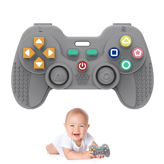 Hooku Silicone Teething Toys for Babies 0-6 Months, Teethers for Babies 6-12 Months