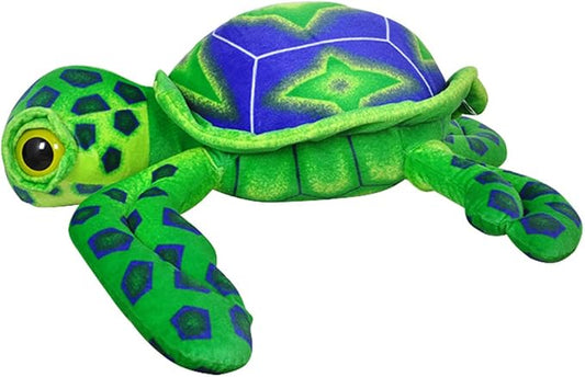 Cuddly Emulation Sea Turtle Soft Stuffed Animals Toys Doll,Tortoise Plushie Toys and Best Gifts for Baby Toys (Green 16 ")
