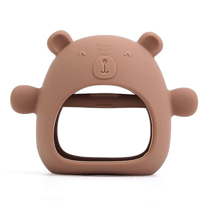 Teething Toys for Babies 0-6 Months, Never Drop Silicone Baby Teether