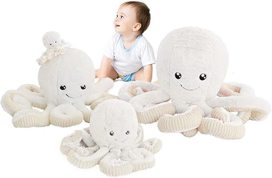 DENTRUN Octopus Stuffed Animals, Giant Octopus Plush Doll Play Toys for Kids Girls Boys Adults Birthday Xmas Halloween Present Stuffed Sea Animals Plushie 7/16/24/32 Inches, 5 Colors