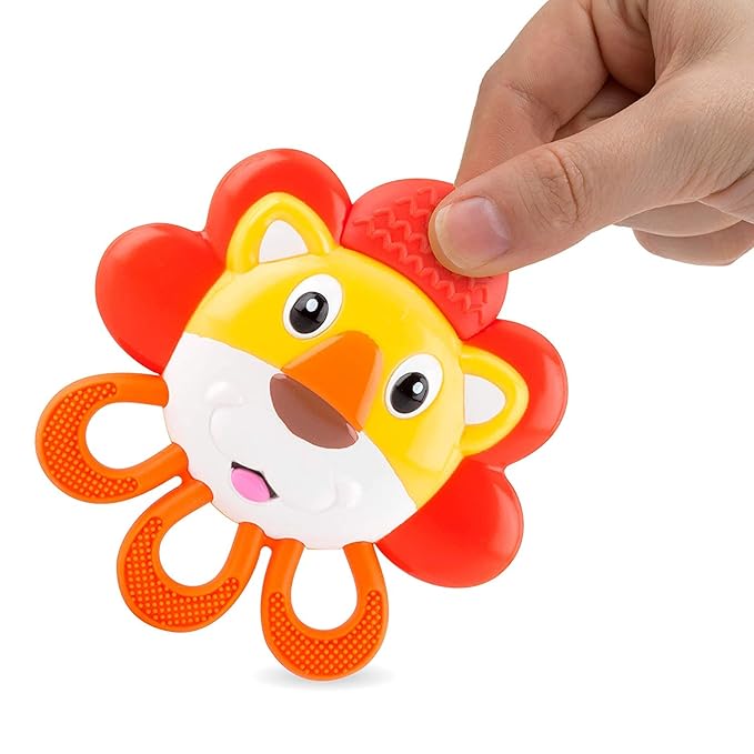 Nuby Vibe-eez Vibrating Teether - Battery Powered 3+ Months