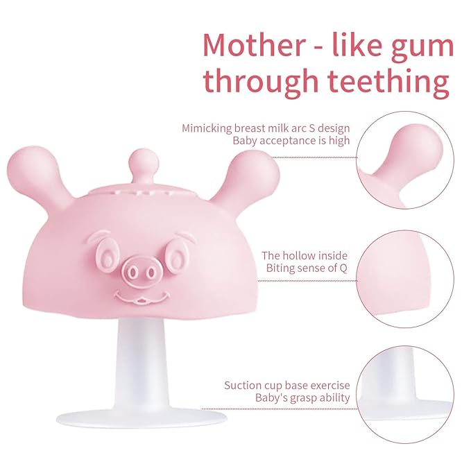 Baby Teething Toy, Teething Relief Pacifier