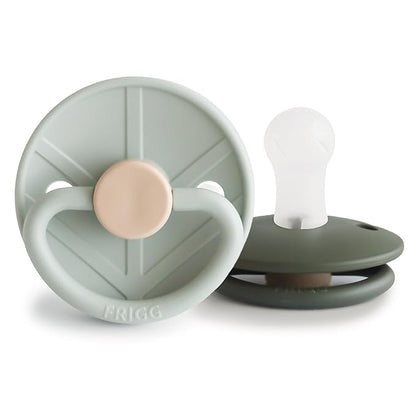 FRIGG Little Viking SilkySoft Silicone Baby Pacifier 2-Pack | Made in Denmark 0-6 Months)
