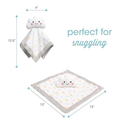 Pearhead Cloud Security Blanket, Soft Baby Lovey for Babies