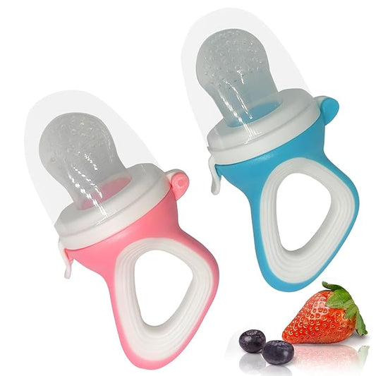Generic Baby fresh fruit feeder, baby fruit feeder pacifier (Pink)
