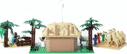African Nativity International Series - Block Building Christmas Nativity Set 12+ (603