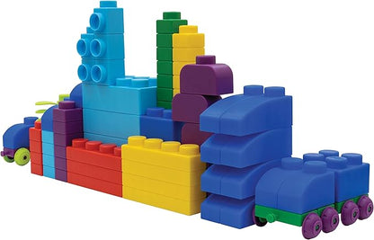UNiPLAY Plus Soft Building Blocks — Creativity Toy, Educational Play (80-Piece Set)