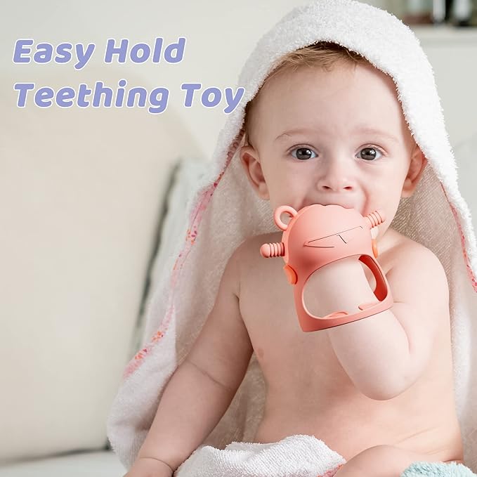 NCVI Baby Teething Toys, Teething Toys for Babies 0-6 Months 3M+ Infants,