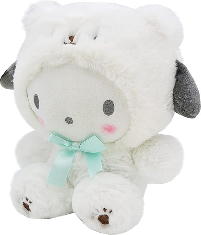 Cartoon Kawaii White Bear Cross-Dressing Series Plush,Soft Plush Doll Cute Soft Toys, Plush Pillow Stuffed Animals Toy Birthday Gifts for Girls Kids (A)