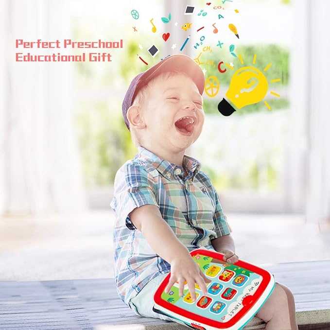 HISTOYE Baby Tablets Toys for 1 Year Old Boys Girls 1-2 Educational 12-18 Month 1 2 3 Year 123 Sounds
