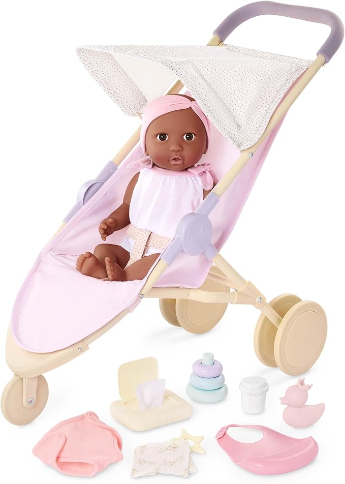 LullaBaby 14-inch Realistic Baby Doll Diaper & Care Accessories Bundle 2 Years
