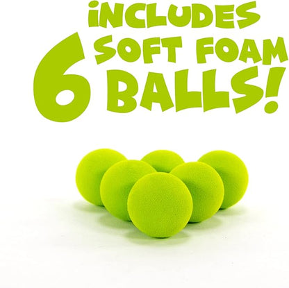 Hog Wild Pig Popper Toy - Shoot Foam Balls Up to 20 Feet 6 Balls 4+