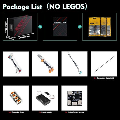 VONADO Light Control LED Light for Lego Rocket & Baby 76282 (Lights 76282 Building