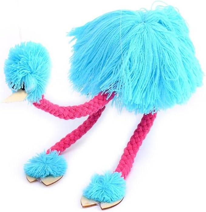 HOCHE Toy-Marionette Ostrich (Blue)