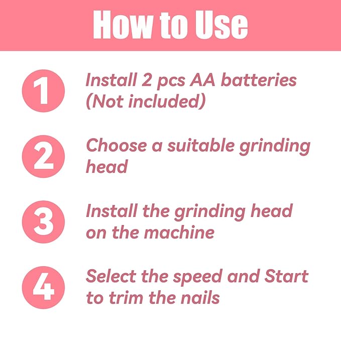 Baby Nail Trimmer Electric,Baby Nail Clippers 6 in 1 Baby
