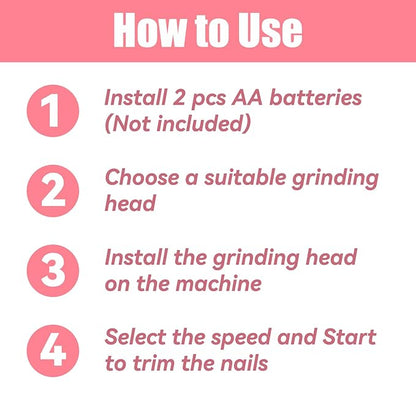 Baby Nail Trimmer Electric,Baby Nail Clippers 6 in 1 Baby
