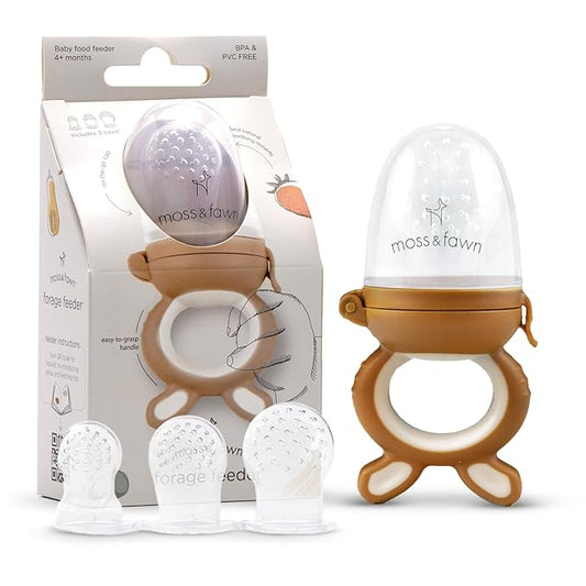 Forage Feeder, Soothing Silicone Frozen Baby Food Teething Toy