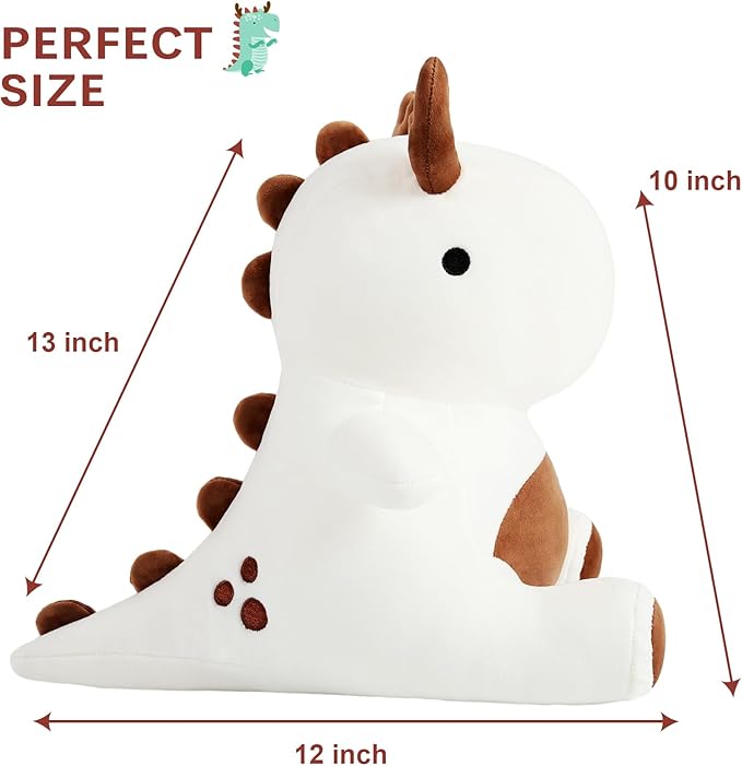 Ditucu Cute Dinosaur Stuffed Animals Toys Wear Antler Plush Dolls 12 inch