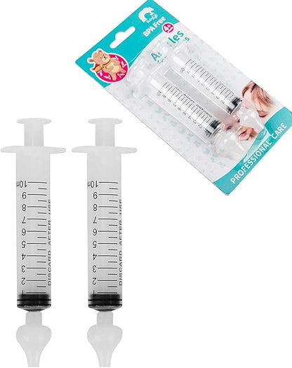 Nasal Irrigator for Baby,Syringe Nasal Irrigator 10ml Nasal (2 PCS)